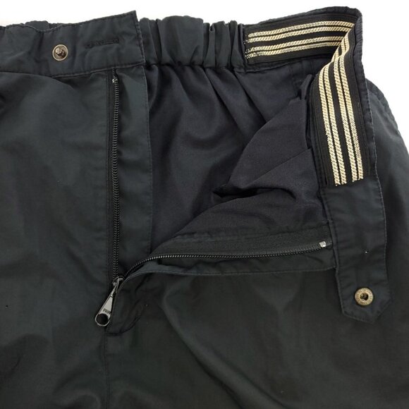 FootJoy DryJoys Golf Rain Pants Black Tear Away Zippered Snaps Men's Large - Picture 10 of 12